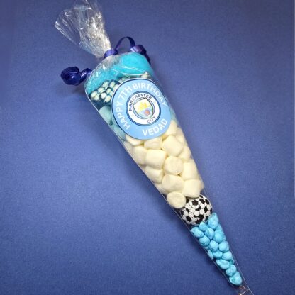 Manchester City Candy Cone