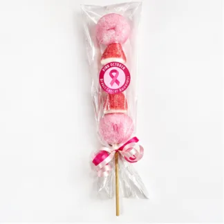 Pink October Candy Kebabs