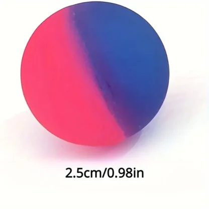 Mini Rainbow Bouncy Balls - Image 2