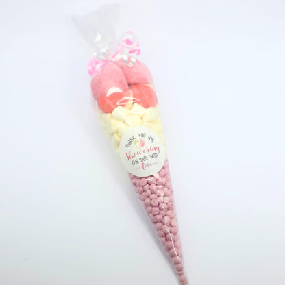 Girl Baby Shower Candy Cone