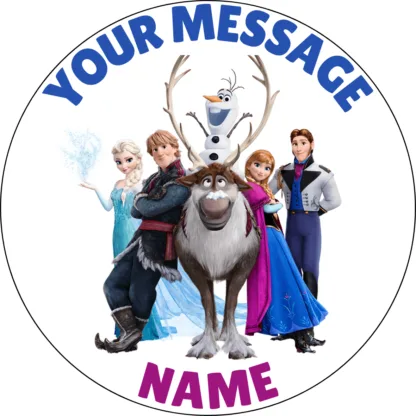 #30 Frozen Characters Sticker