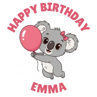 #60 Koala Bear Sticker