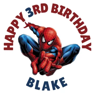 #55 Spiderman Sticker