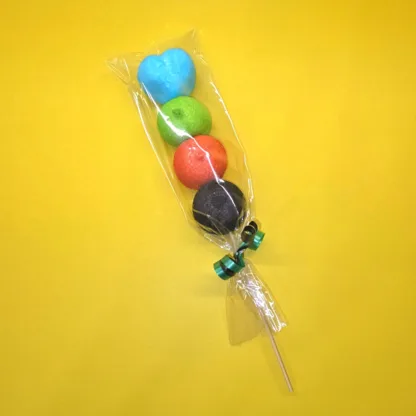 Blue, Green, Orange & Black Candy Kebab