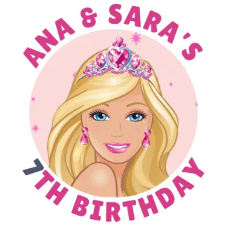#70 Barbie Sticker