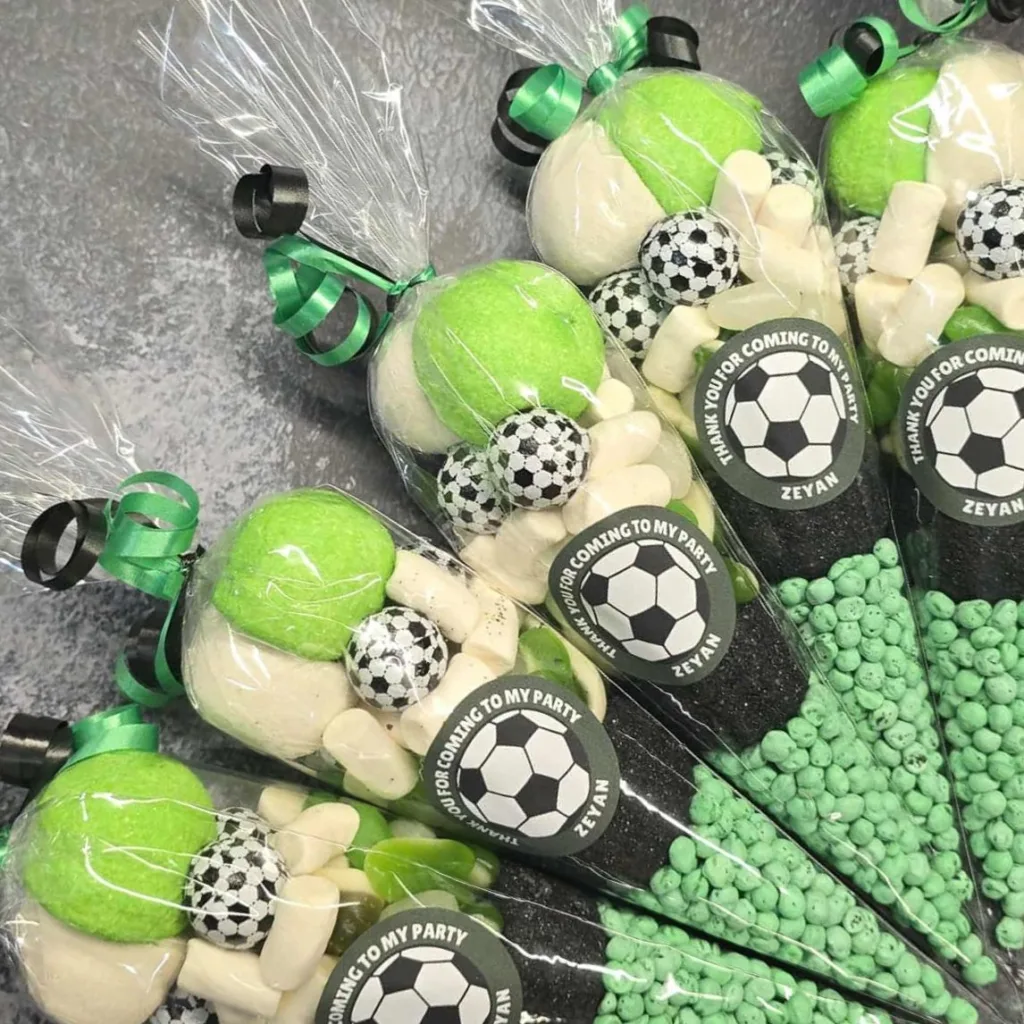 Football Candy Cone