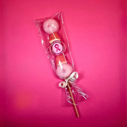 Pink October Candy Kebabs