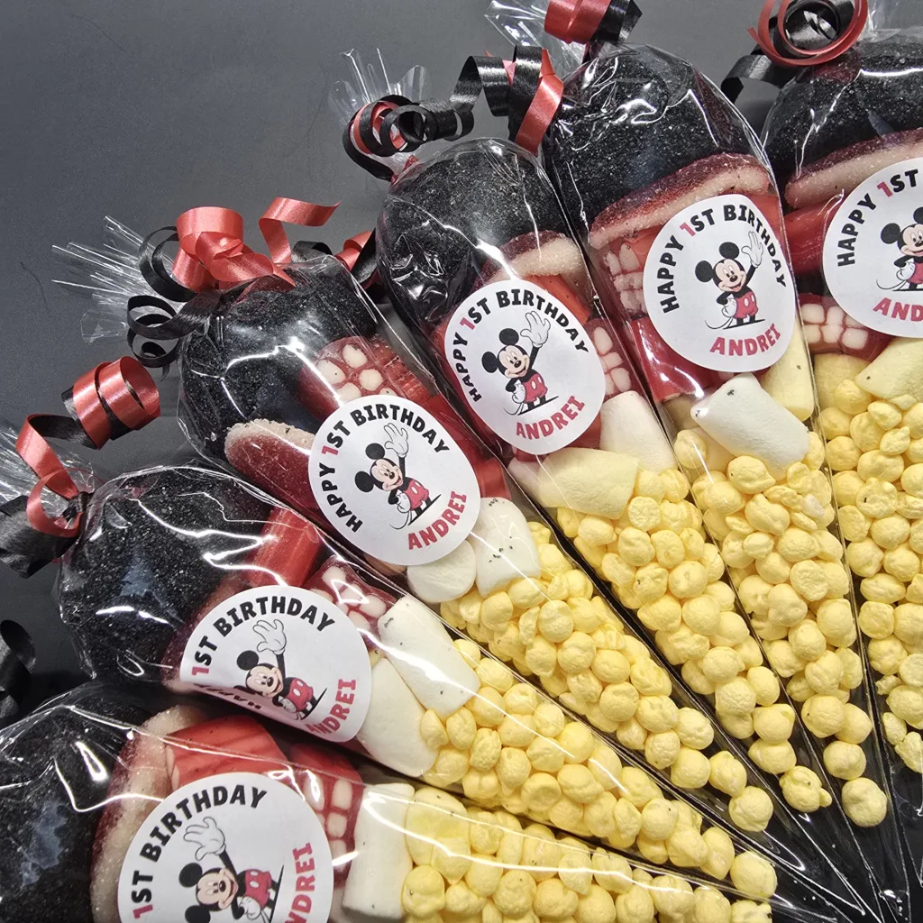 Mickey Mouse Candy Cones
