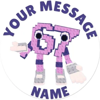 #83 6 7 Girl Sticker