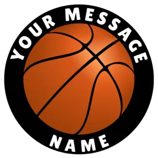 #84 Basket Ball Sticker