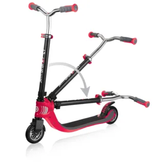 Globber Flow 125 Foldable Scooter – Red