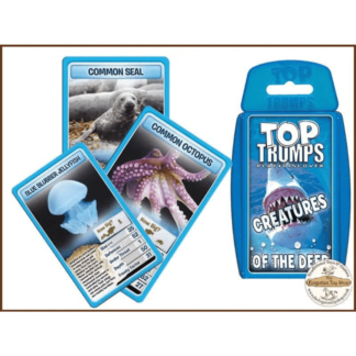 Winning Moves Creatures of the Deep Top Trumps Card Game