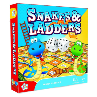 Kids Play Snakes & Ladders Family Classics Board Game