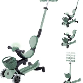 Globber Go Up Baby Lights 360° 3-in-1 Scooter – Mint