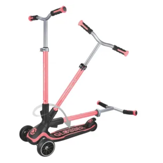 Globber Ultimum 3-Wheel Foldable Scooter – Pink